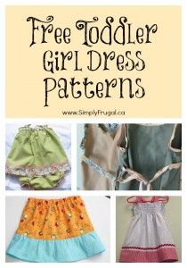 Free Toddler Girl Dress Patterns Patterns For Dresses, Toddler Patterns, Girls Clothes Patterns, Wrap Dress Pattern, Toddler Girl Dress, Sewing Kids Clothes, Dress Patterns Free, Girl Dress Patterns, Aprons Patterns