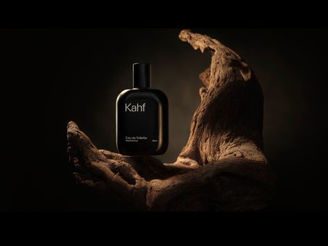 Kahf Perfume Product Photography on Behance Perfume Product Photography, Perfume Product, Creative Product Photography, Woody Perfume, Creative Advertising Photography, Fragrance Photography, Black Perfume, Ad Photography, Skincare Products Photography