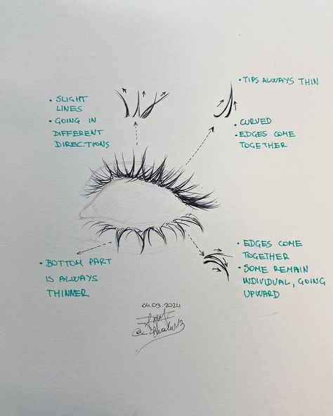 How To Draw Eyelashes, Eyelashes Drawing, Kawaii Doodles, Doodle Art Designs, Drawing Videos, Drawing Tutorials, Sketchbook Art Inspiration, Art Inspiration Drawing, Art Tips