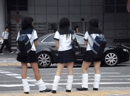 Loose socks Three Girls, School Uniforms, See More, We Heart It, Japan