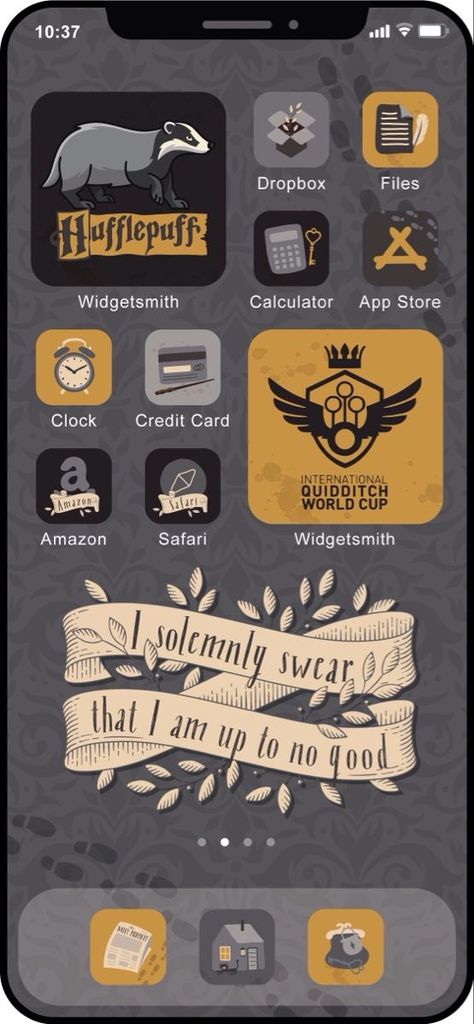 Hufflepuff App Icons, Harry Potter App, Potter Wallpaper, Hufflepuff Aesthetic, Potter Aesthetic, Harry Potter Icons, Yer A Wizard Harry, Aesthetic Ios, Icons App