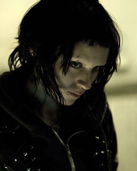 Gothic Piercings, Rooney And Kate Mara, Girl With The Dragon Tattoo, Lisbeth Salander, Movie Journal, Stieg Larsson, Noomi Rapace, Post Apocalyptic Fashion, The Girl With The Dragon Tattoo