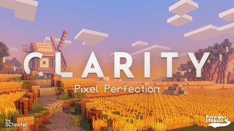 Clarity in Minecraft Marketplace | Minecraft Marketplace Minecraft, Minecraft Addons, Minecraft Marketplace, Texture Designs, Minecraft Shaders, Minecraft Seed, Minecraft Tips, Minecraft Inspo, Amazing Minecraft