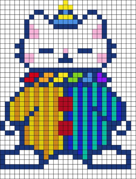 Easy Perler Beads Ideas, Graph Crochet, Easy Pixel Art, Pixel Art Templates, Perler Art, Pixel Drawing, Diy Perler Bead Crafts, Pixel Art Grid, Pixel Crochet