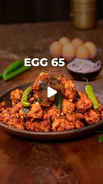 HomeCookingShow on Instagram: "Egg 65 | Anda 65 | Egg White Recipes | Egg Snacks Recipes

#egg65 #eggsnacksrecipes #reels #fbreels #eggrecipes #egg65inhindi #anda65inhindi #eggstarter #एग6रेसिपी #अंडा65 #egg65recipeinhindi #eggwhiterecipes #snacks #egg #anda #eveningsnacks #easyeggrecipes #egg65recipe #eggrecipe #eggfritter #friedegg #egg65pakoda #eggsnacks #streetfood #eggwhite #andarecipes #chilliegg #eggsnacksrecipe #eggpakoda #homecooking

To Make Fried Egg

Boiled Egg - 6 Nos
Chopped Ginger
Chopped Garlic 
Green Chilli - 3 Nos
Onion - 1 No.
Curry Leaves
Coriander Leaves
Salt - 1/2 Tsp
Chilli Powder - 1 Tsp
Turmeric Powder - 1/4 Tsp
Pepper - 1/2 Tsp
Cumin Powder - 1/2 Tsp
Garam Masala - 1/2 Tsp
Besan Flour - 1 Cup

To Make Fried Egg 65

Oil - 3 Tsp
Onion - 1 No.
Chopped Garlic
Green Ch Garlic Butta Eggs Recipe, Indian Egg Recipes, Egg Recipes Indian, White Recipes, Egg White Recipes, Boiled Egg Recipes, Egg Snacks, Spicy Eggs, Easy Egg Recipes