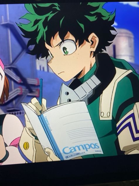 Deku Notebook Pages, Deku Notebook, Deku Screencaps, Deku Screenshots, Mha Screencaps Deku, Notebook, Anime