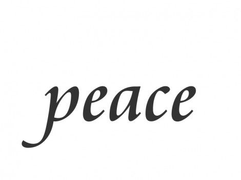 Peace Word Tattoo, Peace Tattoo Designs, Peace Word, Door Accents, Peace Tattoo, Vinyl Wall Lettering, Wall Lettering, Two Dots, Wall Letters