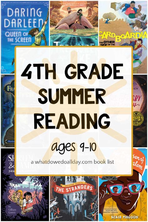 Second Grade Summer Activities, Books About Summer, Books For Second Graders, Reading Websites, Second Grade Books, Summer Book List, Books For Summer, 4th Grade Books, 2nd Grade Books