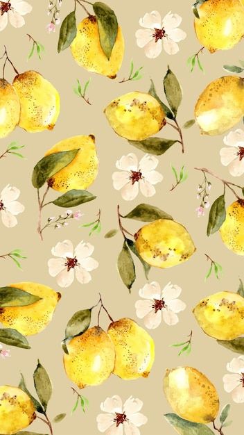 Phone Wallpaper Yellow, Lemon Vodka Drinks, Lemon Pictures, Lemon Wallpaper, Yellow Stickers, Lemon Background, Iphone Wallpaper Yellow, Aesthetic Phone Wallpaper, Lemon Flowers