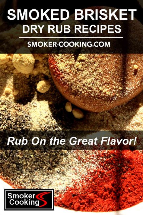 A great dry rub recipe makes or breaks your smoked brisket. Try one of these brisket rubs, and enjoy truly delicious, melt in your mouth beef brisket! Pin it please! Brisket Rubs, Smoked Brisket Rub, Smoker Recipes Brisket, Brisket Dry Rub, Oven Cooked Brisket, Brisket Rub Recipe, Smoked Beef Brisket Recipes, Brisket Recipes Smoked, Brisket Rub