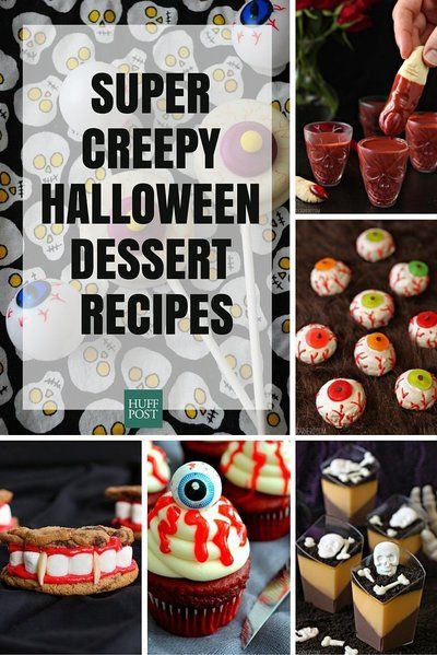 The Creepiest, Scariest Dessert Recipes Your Halloween Needs Easy Halloween Dessert Recipes, Scary Desserts, Halloween Desserts Scary, Creepy Halloween Desserts, Halloween Dessert Recipes Easy, Halloween Dessert Recipes, Halloween Dessert Table, Spooky Halloween Desserts, Red Desserts