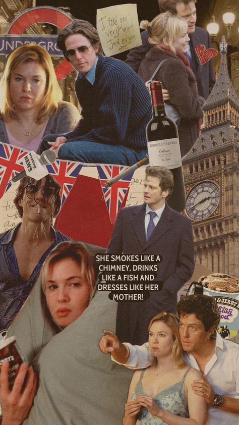 Bridget Jones Aesthetic, Notting Hill Movie, Bridget Jones's Diary, Jones Aesthetic, English Women, Romcom Movies, Frazzled English Woman, Minion Phone Wallpaper, Bridget Jones Diary