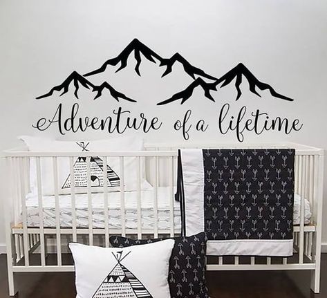 Lifetime Quotes, Baby Wall Decals, Trendy Baby Gifts, Adventure Nursery, Baby Boy Room Nursery, Nursery Art Boy, Nursery Room Boy, Vinyl Decor, Boys Bedroom Decor