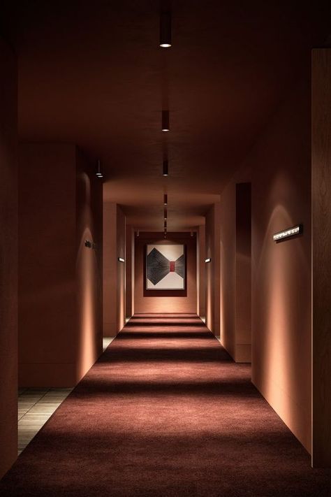 Hotel Hallway Design, Hotel Corridor Design, Hotel Corridors, Hecker Guthrie, Hyatt Centric, Hotel Corridor, Hotel Hallway, Corridor Design, Corridor Lighting