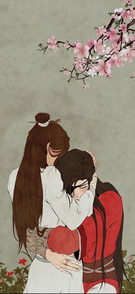 Tgcf Wallpapers, Hugging Drawing, Wallpaper Matching, 19 Days Characters, Novel Characters, Racun Shopee, Wallpaper Cave, Heaven's Official Blessing, Art Wallpaper