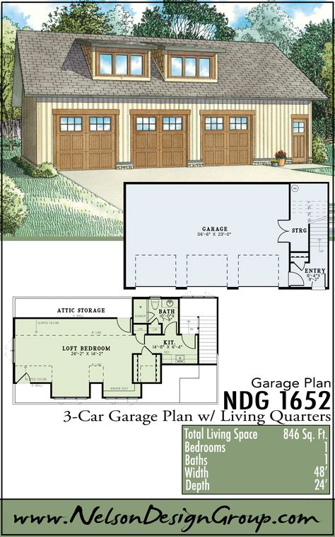 #garage #ManCave #houses #homes #houseplans #homeplans #poolhouse #loftstyle #inlawsuite Amazing Garages, Garage Pool House, 3 Car Garage Plans, Craftsman Houses, Garage With Living Quarters, House Garage, Little House Plans, Pool House Plans, Garage Floor Plans