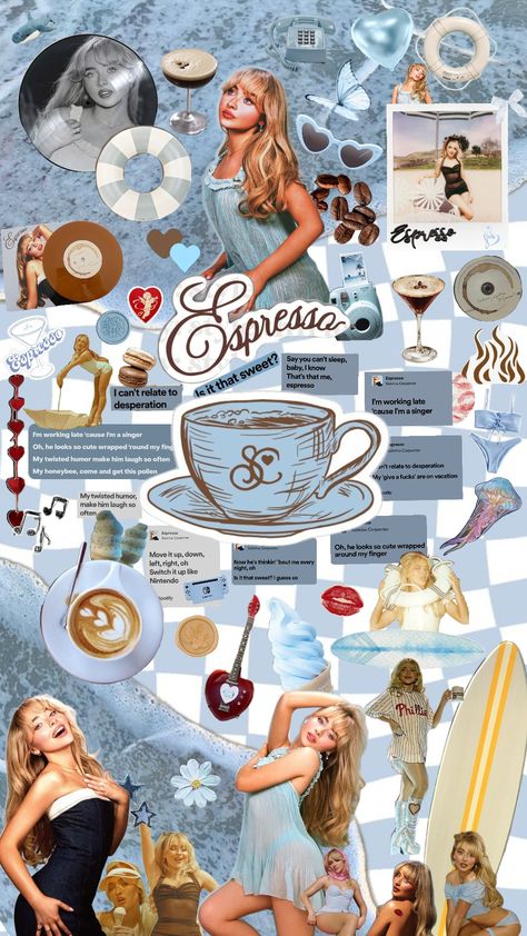 Sabrina Carpenter espresso wallpaper #sabrinacarpenter #sabrina #carpenter #espresso #wallpaper #espressowallpaper #espressosabrinacarpenter #espressovinyl #espressocd #fyp #blue #shortnsweet #philadelphiatour Wallpaper Iphone Sabrina Carpenter, Sabrina Carpenter Collage Wallpaper, Sabrina Carpenter Emojis, Sabrina Carpenter Background Wallpapers, Sabrina Carpenter Journal, Sabrina Carpenter Themed Party, Espresso Sabrina Carpenter Wallpaper, Sabrina Carpenter Wallpapers, Sabrina Carpenter Widget