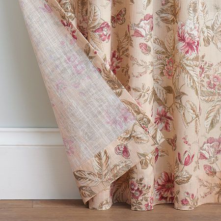 Pink Floral Curtains Bedroom, Farmhouse Curtains Living Room, Waverly Curtains, Blush Curtains, Country Style Curtains, Cottage Curtains, French Curtains, Brown Curtains, Eyelet Curtains