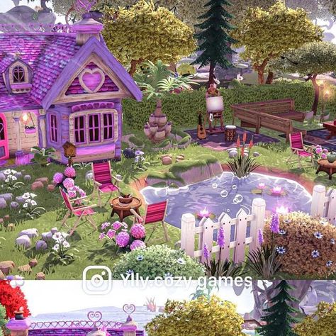 Disney Dreamlight Valley Purple Cottage, Dreamlight Valley Minnie, Minnie’s House Dreamlight Valley, Disney Dreamlight Valley Minnie, Disney Dreamlight Valley Minnies House, Dreamlight Valley Minnie Mouse House, Minnie Mouse House, Disney Island, Dreamland Ideas