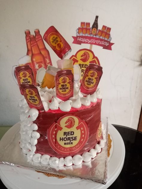 Red Horse Theme Cake, Horse Theme Cake, Horses Theme, Red Horse, Theme Cake, Themed Cakes, Birthday Cake, Cake, Birthday