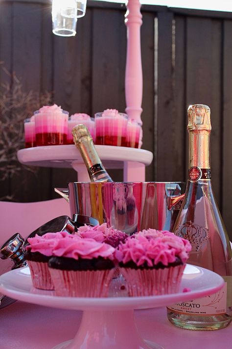 Pink Birthday Theme, Pink Desserts, Pink Party Decorations, Pink Birthday Party, Pink Party, Pink Themes, Pink Birthday, Pink Parties, 50 Shades