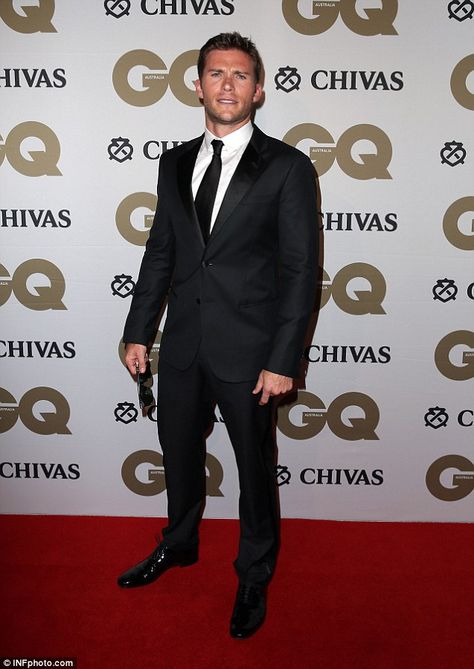 Dashing good looks! Actor Scott Eastwood, 30, cut a suave figure as he led the arrivals at GQ Australia's Men Of The Year Awards in Sydney on Wednesday Actor Clint Eastwood, Luke Bracey, Gq Australia, Celebrity Dresses Red Carpet, Men's Business Outfits, Movie Makeup, Scott Eastwood, Jon Hamm, Young Celebrities