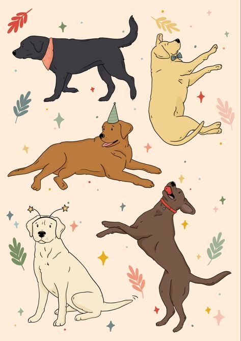 Cute labrador drawing Lab Illustration Dog, Vintage Labrador Illustration, Labrador Illustration Drawing, Labrador Doodle Drawing, Labrador Illustration Cartoon, Cute Labrador Drawing, Labrador Drawing Cartoon, Dog Drawing Labrador, Labrador Drawing Simple