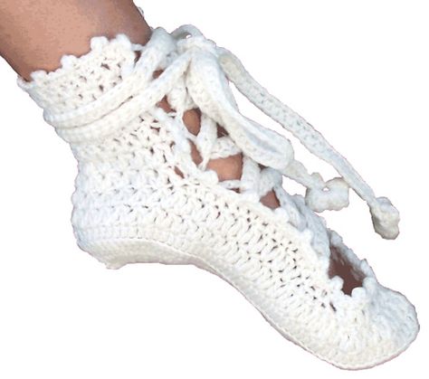 Crochet Slippers Adult Free Pattern, Slippers Free Pattern, Crochet Ballerina, Slippers Crochet, Shoes Pattern, Crochet Boots, Ballerina Slippers, Crochet Booties, Crochet Socks