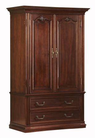 Antique Armoire Wardrobe Design Vintage, Vintage Wooden Wardrobe, Wooden Cupboards Bedroom, Classical Wardrobe, Brown Cupboards, Armoire Ideas, Colonial Interior Design, Solid Wood Armoire, Almirah Designs