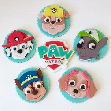 Paw Patrol Cookies, Paw Patrol Cupcakes, Cap Cake, Cookies Decoradas, Paw Patrol Party, Paw Patrol Birthday, Paw Patrol, 4th Birthday, Cake Pops