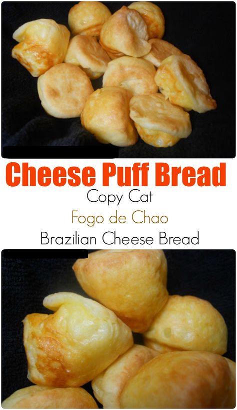 Bread Puffs, Boiled Bread, Puff Bread, Brazilian Cheese Puffs, Brazilian Cheese Bread Recipe, Brazilian Cheese Bread, Cheese Puff, Diy Easy Recipes, Olympic Party