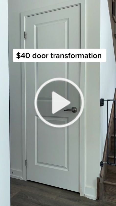 Door Transformation, Cement House, Wooden Wall Design, Home Office Closet, Door Makeover Diy, Creative Closets, Small Hallway Ideas, Wooden Bed Design, Upstairs Hallway