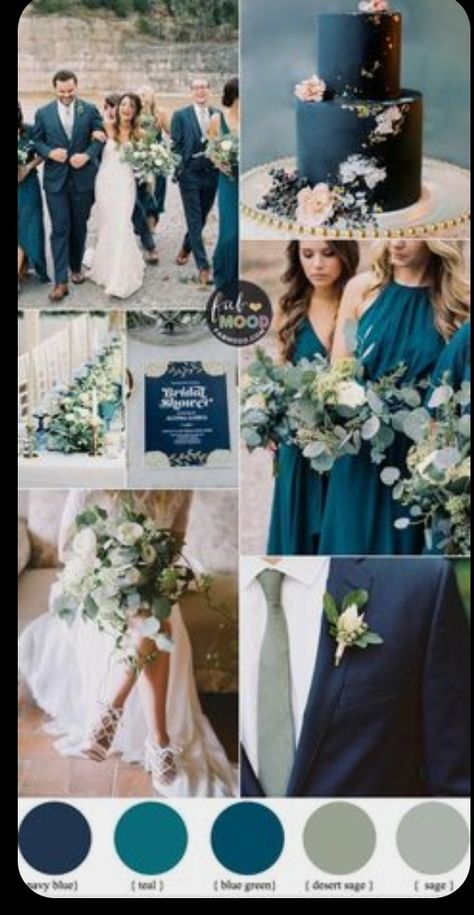 Teal Wedding Ideas, Ocean Wedding Theme, Engagement Themes, Gold Wedding Colors, Ocean Wedding, Emerald Green Weddings, Turquoise Wedding, Wedding Colors Blue, Teal Wedding