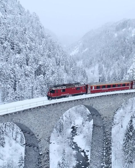 @1969Mauricio Winter Train, Glacier Express, Europe Photos, Train Ride, Photography Beach, Train Pictures, Train Journey, Destination Voyage, Winter Scenery