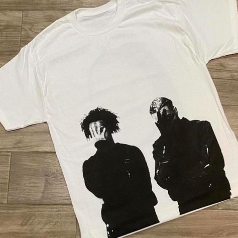 Drake & 21savage T-Shirt Fast Shipping $25 Lowest I Can Do Custom Deadstock Hit Me With Questions 90s Graphic Tees, Drake T Shirt, Drake Birthday, Drake Shirt, Nike Winter Jackets, Lululemon Shirt, Nascar T Shirts, Band Tee Shirts, Fashion Shirts