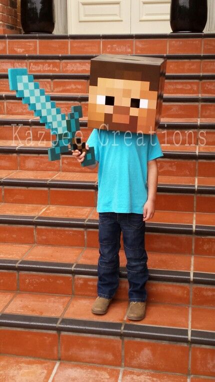 Minecraft Steve Costume, Minecraft Halloween Costume, Steve Costume, Book Characters Dress Up, Minecraft Costumes, Character Dress Up, Halloween Infantil, World Book Day Costumes, Book Day Costumes