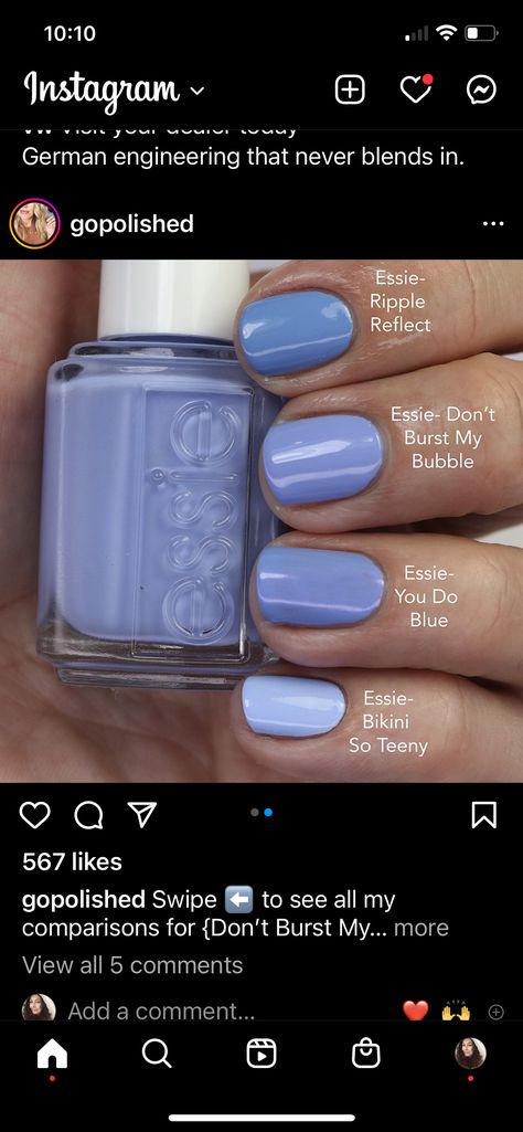 Essie Ripple Reflect, Nail Color Pale Skin, Essie Nails, Polish Colors, Nail Styles, Essie Nail, Pale Skin, Beauty Ideas, Fair Skin