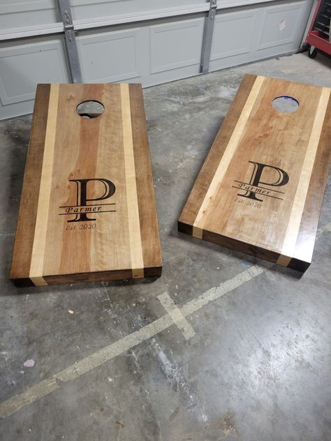 Monogrammed Cornhole Boards, Last Name Cornhole Boards, Baggo Boards Design, Cornhole Boards Designs Wedding, Custom Cornhole Boards Design, Corn Hole Boards Designs Ideas, Monogram Cornhole Boards, Wedding Cornhole Boards, Diy Cornhole Boards