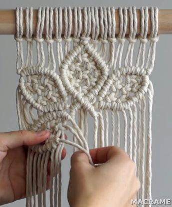 DIY Macrame Tutorial: Large 6 Petal Flower Using Double Half Hitch and Square Knots! – CSHEB Macrame Free Tutorials, Flower Macrame Wall Hanging, Macrame Flower Wall Hanging Tutorial, 6 Petal Flower, Diy Macrame Tutorial, Macrame Weaving, Macrame Wall Hanging Tutorial, Tutorial Macramé, Free Macrame Patterns