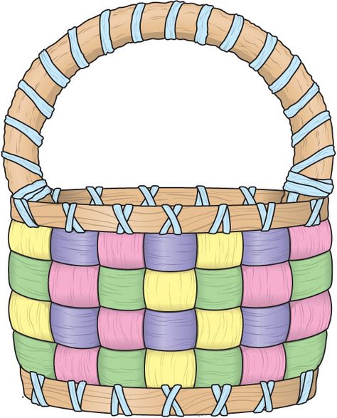 EASTER_BASKET Easter Basket Clipart, Basket Clipart, Apple Picture, Basket Drawing, Easter Templates, Colorful Baskets, Happy Easter Card, Bird Coloring Pages, Easter Clipart