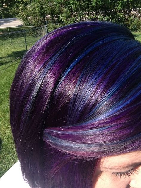 Funky colors Purple Bob, Estilo Emo, Androgynous Style, Purple Rainbow, Dimensional Color, Fun Hair, Hair Color Purple, Pretty Hair Color, Bright Hair