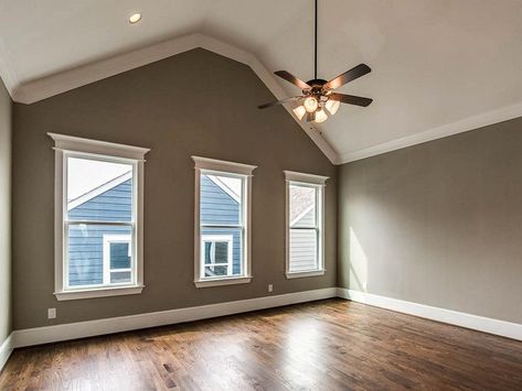 Crown molding on a Vaulted Ceiling | Vaulted ceiling bedroom, Crown ... Vaulted Ceiling Decor, Crown Molding Vaulted Ceiling, Vaulted Ceiling Beams, Moulding Ideas, Vaulted Ceiling Bedroom, Window Framing, Vaulted Ceiling Ideas, Ceiling Crown Molding, Vaulted Ceiling Kitchen