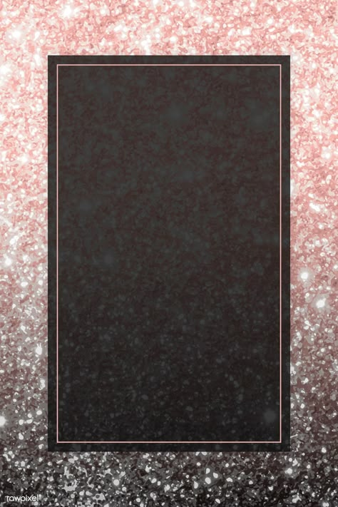 Pink gold rectangle frame on glittery background vector | premium image by rawpixel.com / NingZk V.#vector #vectoart #digitalpainting #digitalartist #garphicdesign #sketch #digitaldrawing #doodle #illustrator #digitalillustration #modernart #frame #glitter Pink And Gold Background, Glittery Background, Gold And Black Background, Pink Glitter Background, Rose Gold Backgrounds, Sparkles Background, Rose Gold Invitations, Rose Gold Wallpaper, Invitation Background