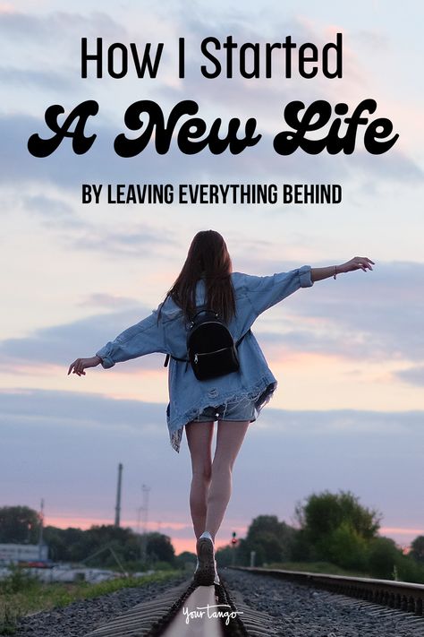 When you leave everything behind and start a new life, it's difficult to let go of the past. But when you leave room for new beginnings, you become a different, better person. New Life Beginning, Leaving Everything Behind, Start A New Life, Let Go Of The Past, When You Leave, Better Person, Growth Tips, Soul Quotes, Leaving Home