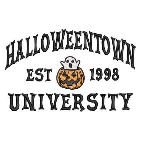 Embroidery Svg, Halloween University, Spooky Embroidery, Clothing Diys, Halloweentown University, Halloween Embroidery Designs, Funny Pumpkins, Halloween Embroidery, Baby Lock