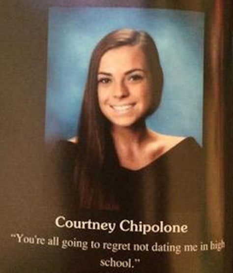 The Regrets Quote: | The 27 Absolute Best Yearbook Quotes From The Class Of 2015 Yearbook Quotes Baddie, Funny Senior Quotes, Best Yearbook Quotes, Best Senior Quotes, Senior Quote Ideas, Senior Yearbook Quotes, High School Quotes, Funny Yearbook Quotes, Senior Year Quotes