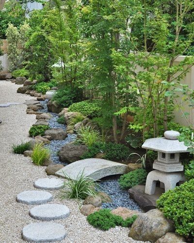 Japanese Garden Backyard, Japanese Garden Style, Japanese Rock Garden, Kolam Koi, Small Japanese Garden, Japanese Garden Landscape, Zen Garden Design, Japanese Zen Garden, Rock Garden Design