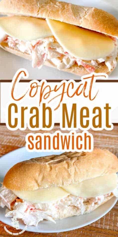 This crab meat sandwich tastes just like the Subway Seafood Sensation sandwich and it's so easy to make! Seafood Sandwiches Crab Meat, Crab Sandwich Recipe Simple, Subway Seafood Sandwich, Seafood Sensation Subway Restaurant Copycat Recipes, Crabmeat Sandwich Recipes, Copycat Subway Seafood Sensation, Seafood Sensation Subway, Crab Meat Sandwich Recipes, Immation Crab Meat Recipe Healthy