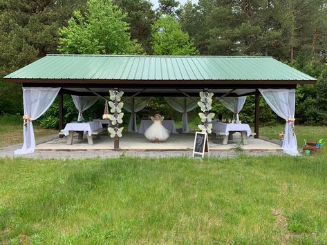 Park Pavilion Decor Park Pavilion Birthday Party Decorations, Park Pavilion Decorations, Park Pavilion Decorations Birthday, Birthday Sleepover Ideas, Park Pavilion, Outdoor Pavilion, Second Birthday Ideas, Unity Ceremony, Fairy Birthday Party