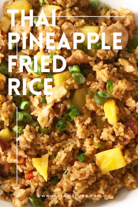 Pineapple Rice Recipes, Thai Pineapple Fried Rice, Pineapple Fried Rice Recipe, Curry Fried Rice, Pineapple Curry, Thai Fried Rice, Pineapple Rice, Pineapple Fried Rice, Cooking White Rice